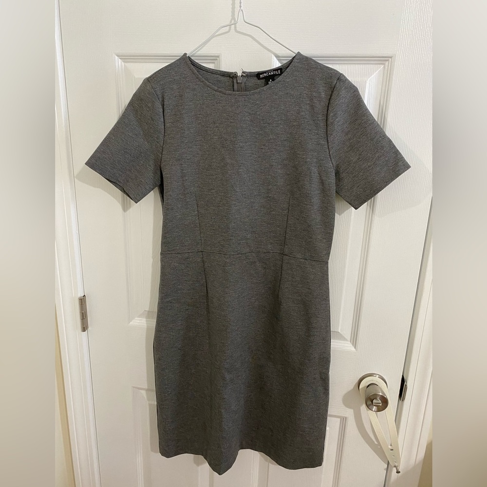 J. Crew mercantile grey dress size 6